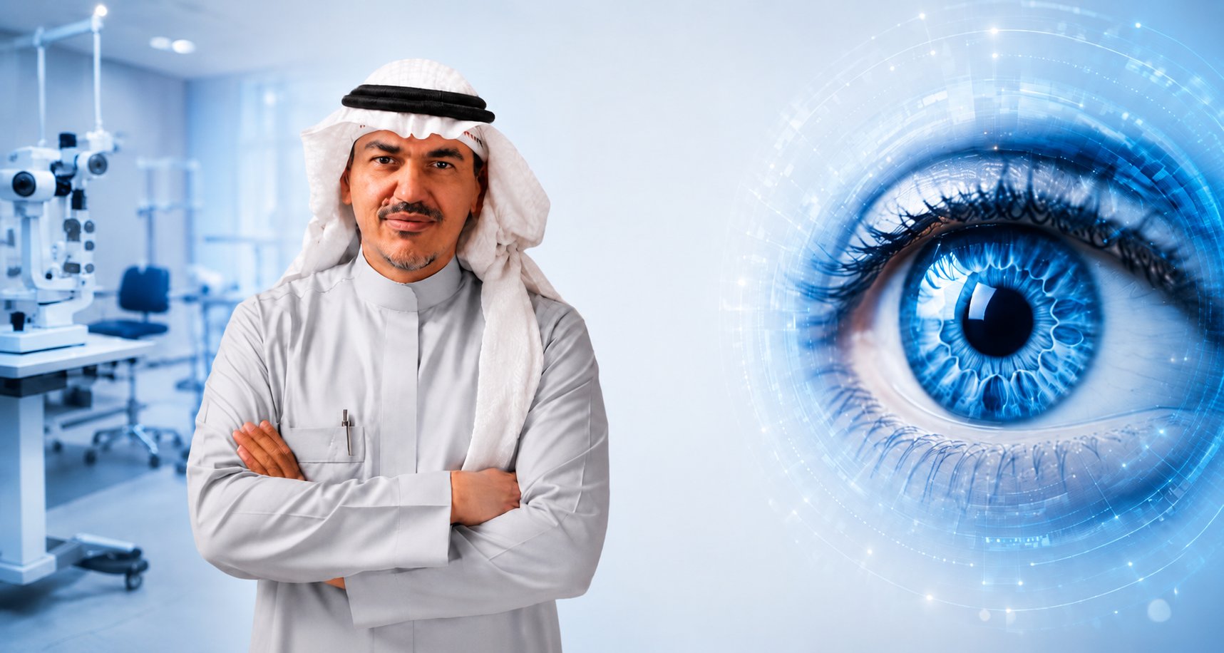 د. إيهاب السرحي - استشاري طب وجراحة العيون
